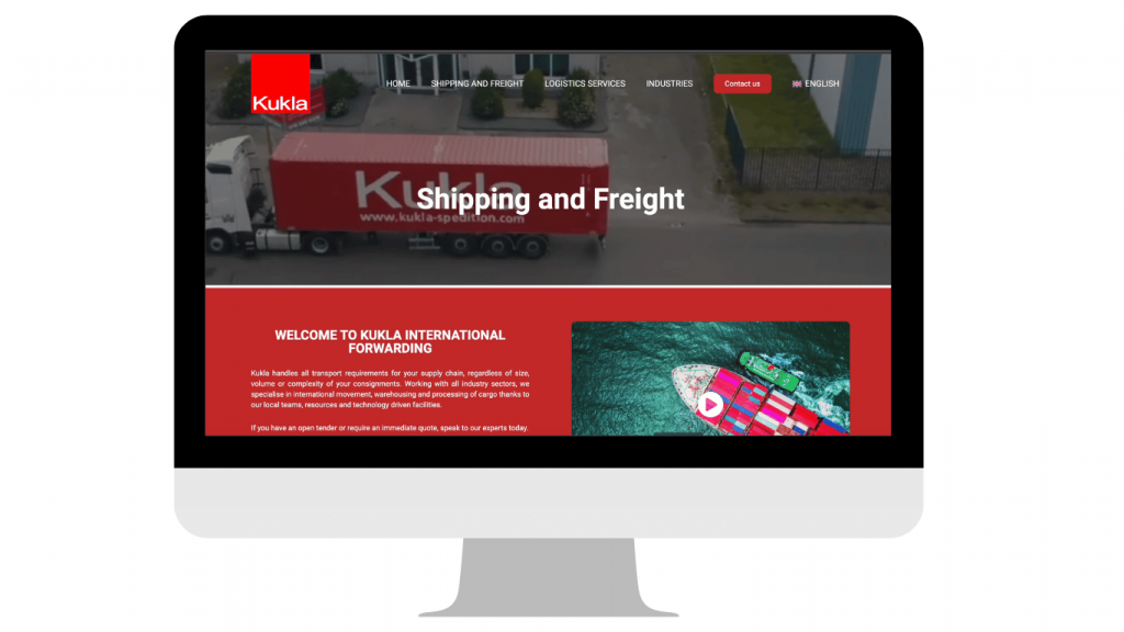kukla transport and logistics website